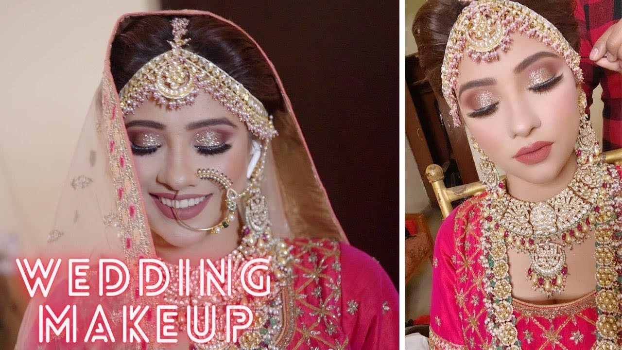 My Own bridal Makeup  || Full tutorial step by step ❤️👰