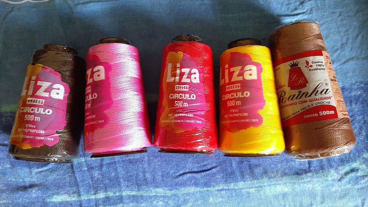 comprinhas de linha de polipropileno (dicas das linhas) #artesãdesucesso