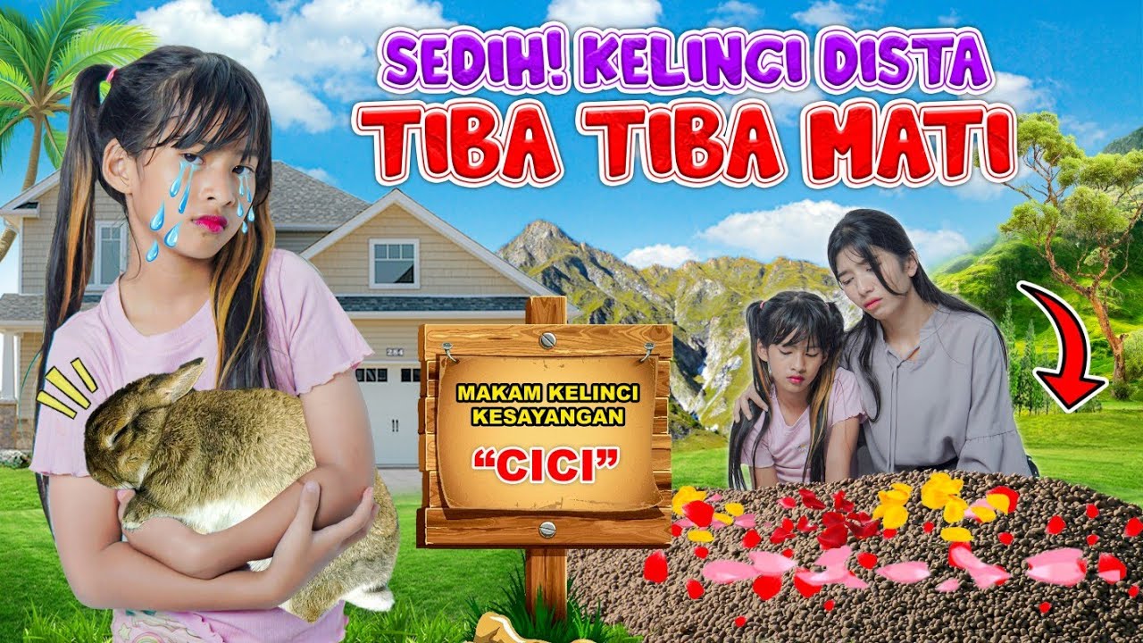 DISTA MENGUBUR KELINCI KESAYANGAN TIBA-TIBA MATI😭!! PENYEBAB MATINYA APA YA🤔 #viralvideo