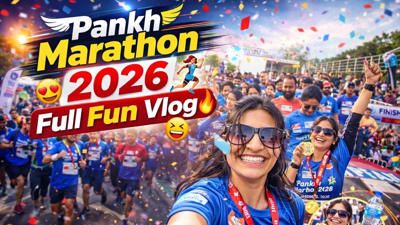 Bansal Pankh Marathon 2026 🏅😍 | Part 1 | Fun Vlog 🎉🔥