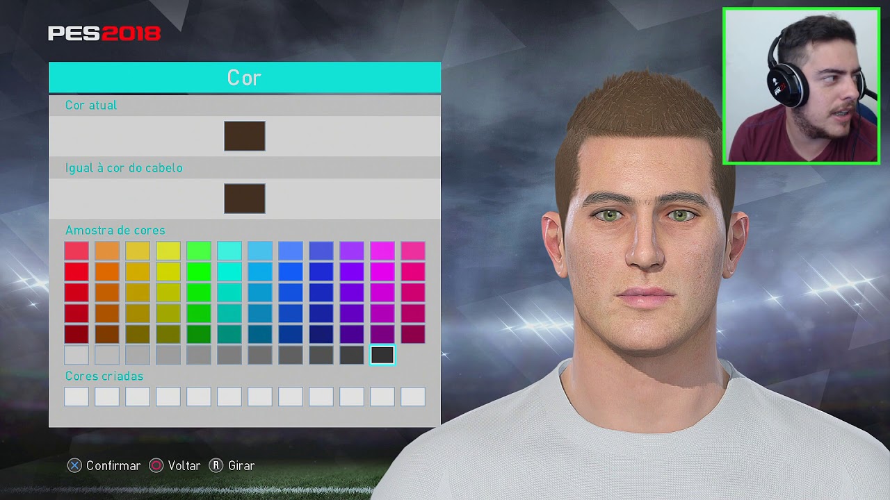 PES 2018 - RUMO AO ESTRELATO #01 - O INICIO CRIANDO O MEU JOGADOR !!!!!