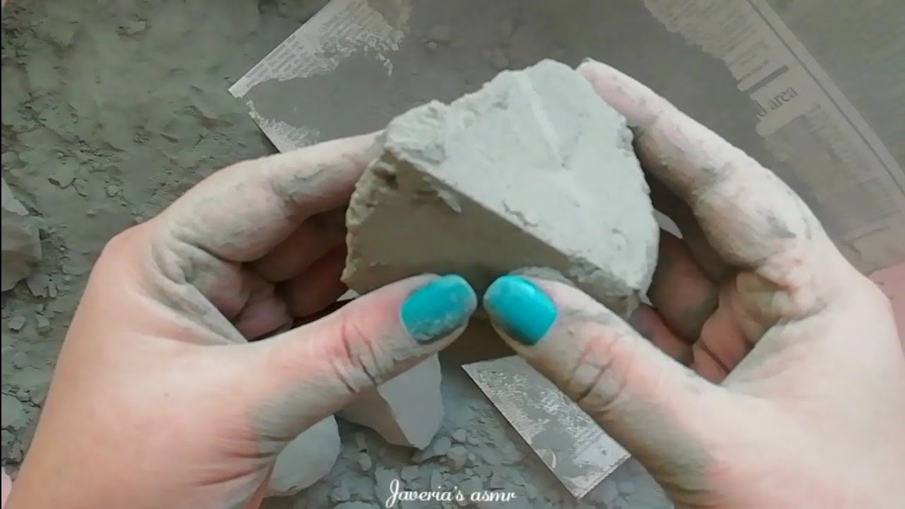 ASMR : Pure Cement Crumbling Satisfying And Mind Relaxing Comp|javeria's asmr