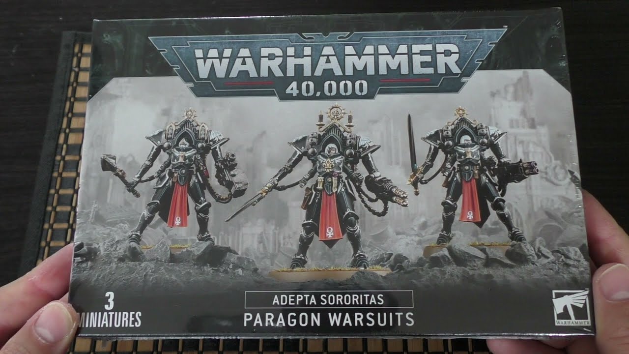 Sisters of Battle - Paragon Warsuits - Unboxing (WH40K)