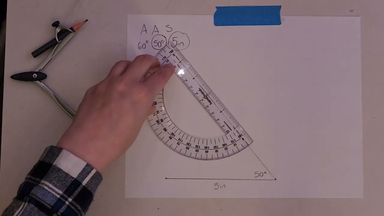 Constructing Triangles - AAS Triangle