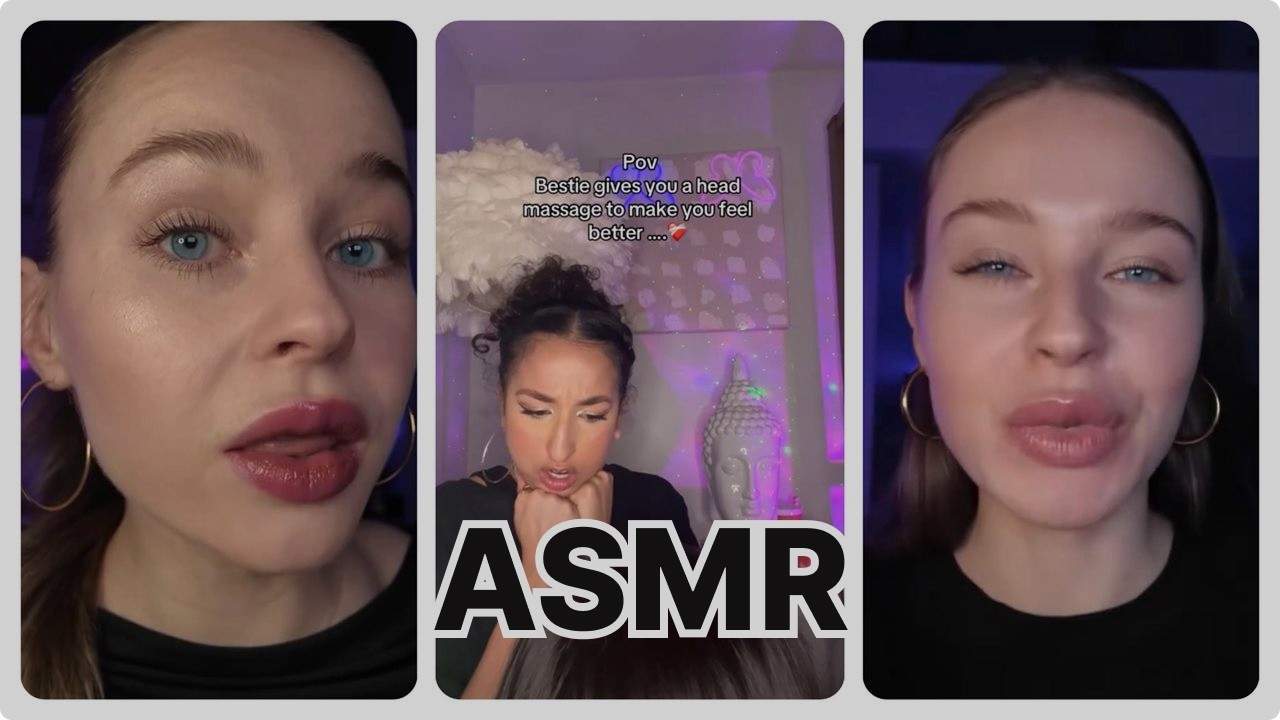 💤🔊12 MINUTES RELAXING & SATISFYING ASMR TIKTOK COMPILATION#asmrmassage#softsounds