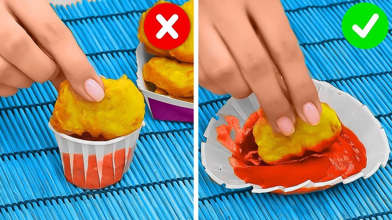 LOS CONSEJOS MÁS ACTUALES DE COMIDA RÁPIDA || MANERAS INTELIGENTES DE COMER TUS ALIMENTOS FAVORITOS