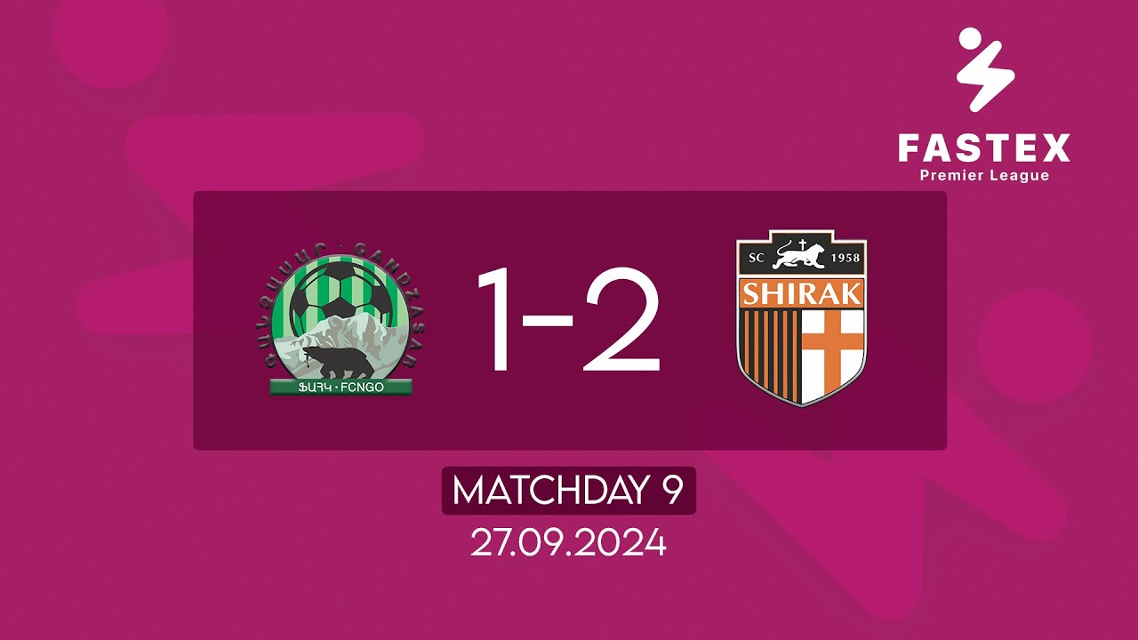 Fastex Premier League. Matchday 9. FC Gandzasar - SC Shirak (27.09.2024)