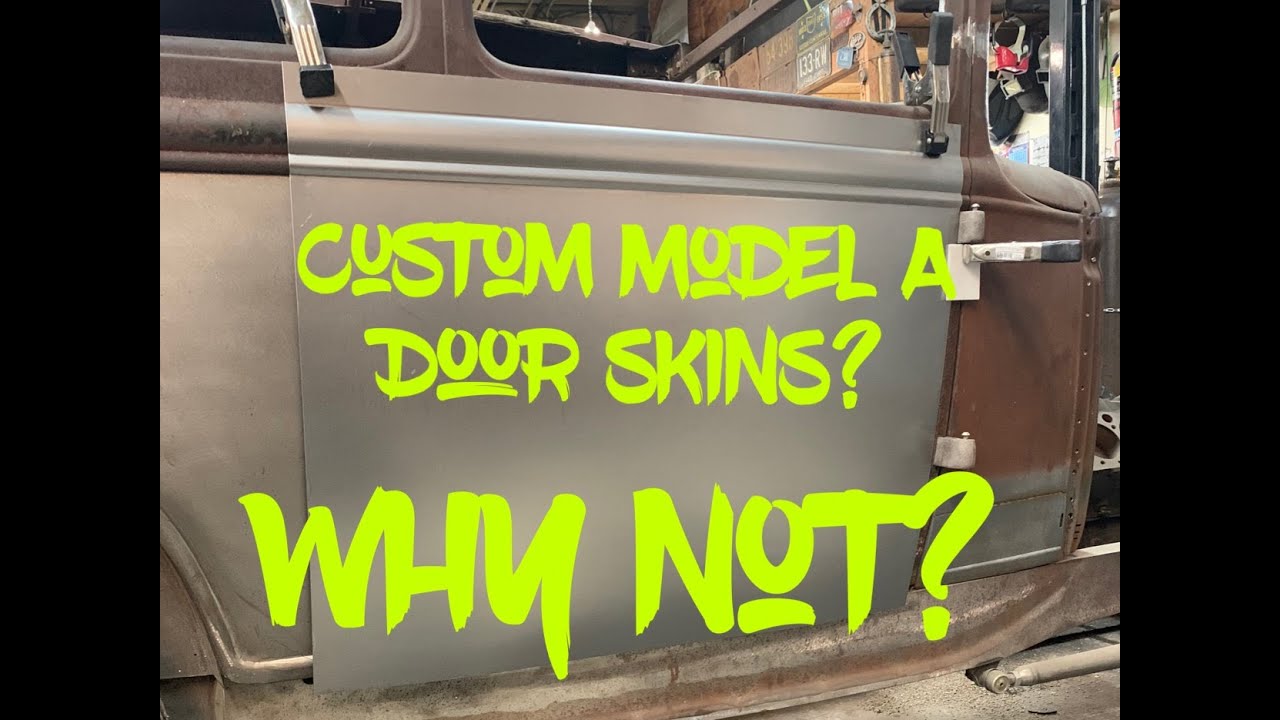 Shaping a Model A door skin