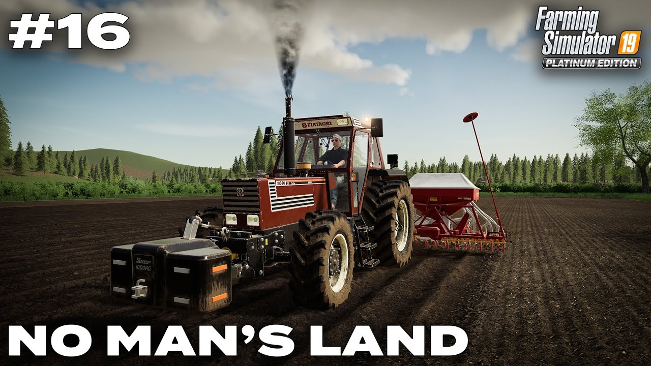 Sowing Spring Barley & Grass - No Man's Land #16 Farming Simulator 19 Timelapse