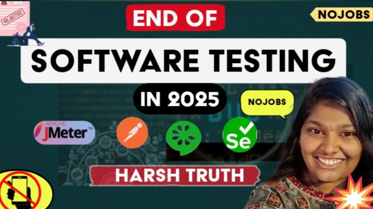 Reality of Software Testing Jobs in 2025||No jobs for software Testing||Roadmap for SDET||Don't miss