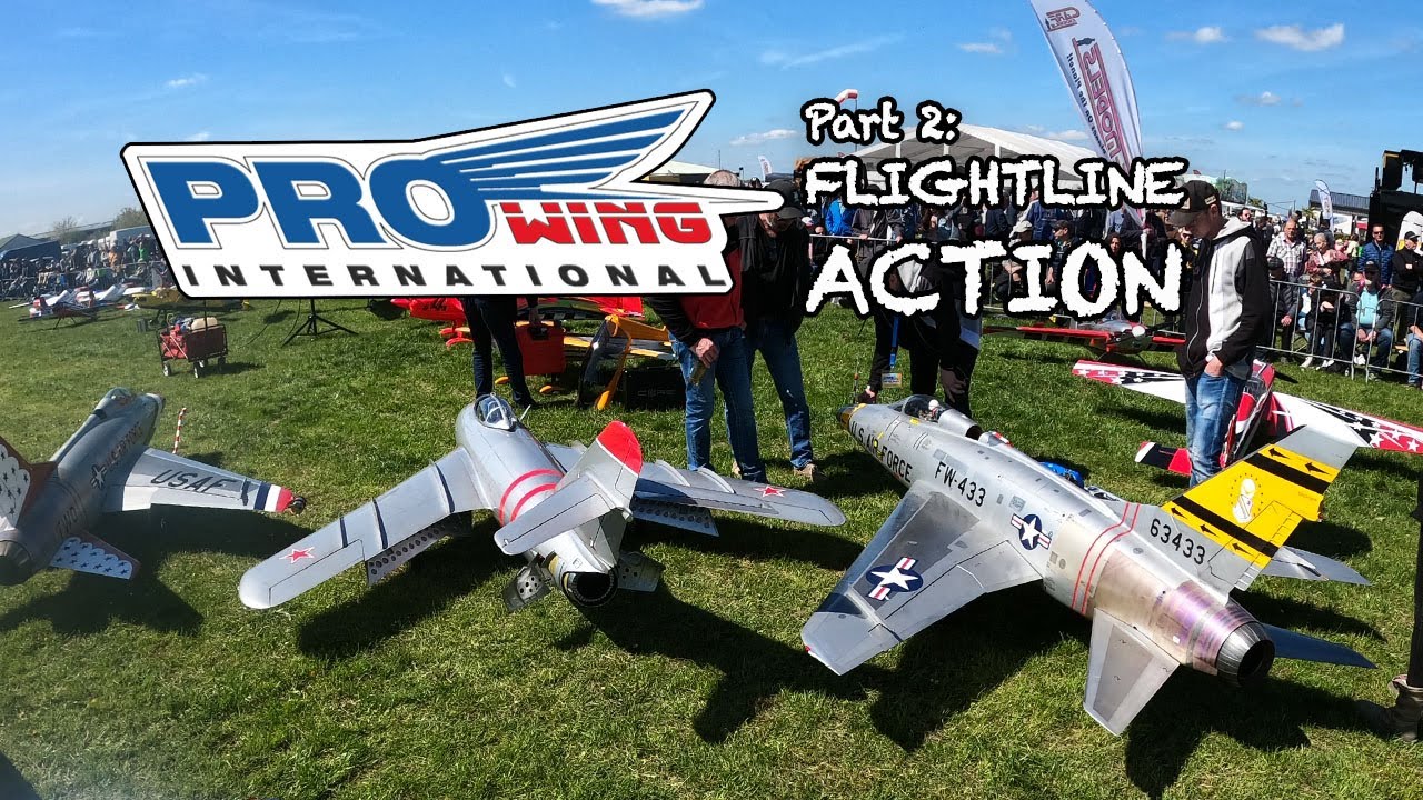 MEGA Veranstaltung!!! PROWING 2023 TEIL2: Flugvorführungen | Flightline Action | RC airplane fair