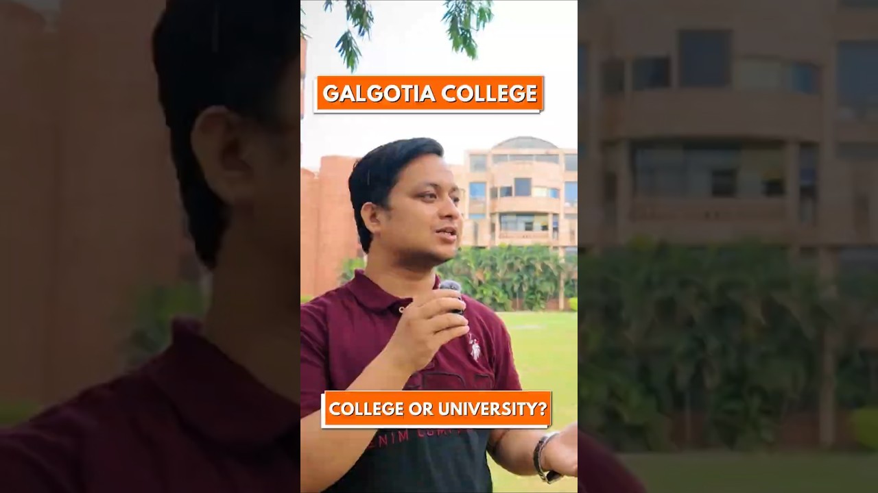 Galgotia College vs Galgotia University 🎓🔥 | Honest Student Review & Comparison 2025 💬📚