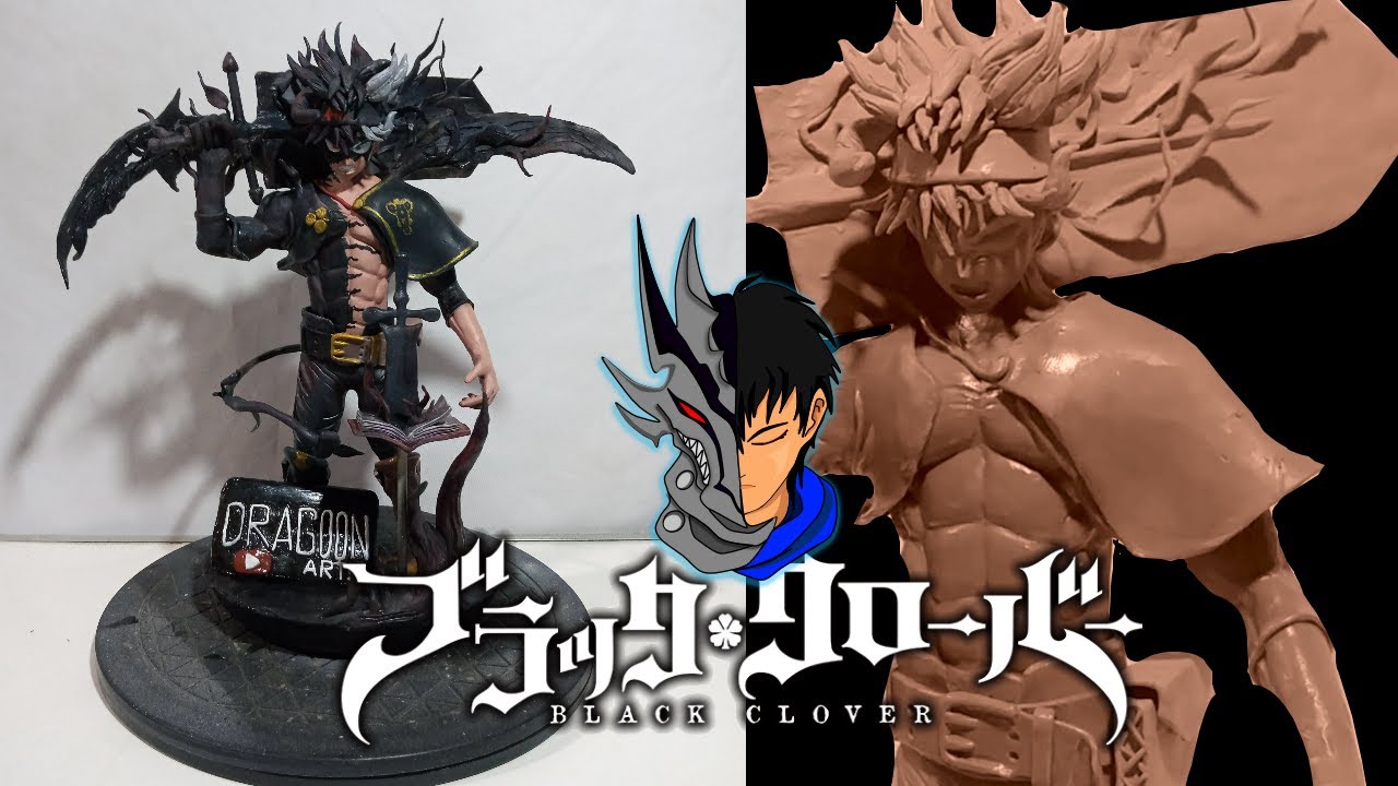 Sculpting Black Clover - Asta | Demon Form || Membuat actionfigure Asta