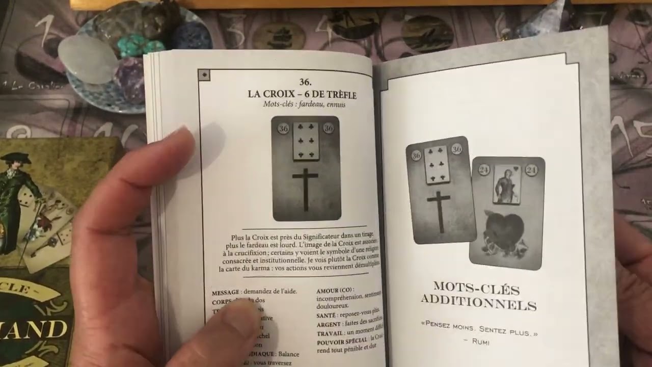 @musruckalexandre  présentation coffret l’oracle Lenormand d’Alexandre Musruck