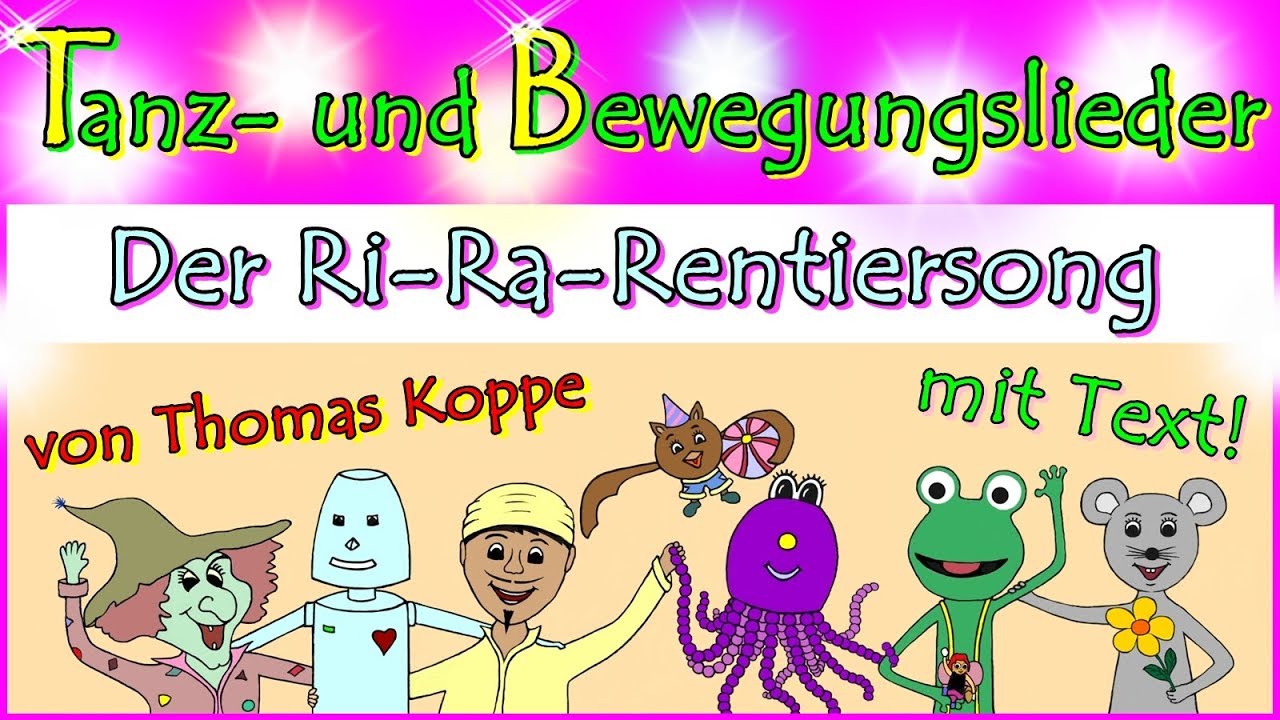 Der Ri-Ra-Rentiersong, Kinderlied von Thomas Koppe