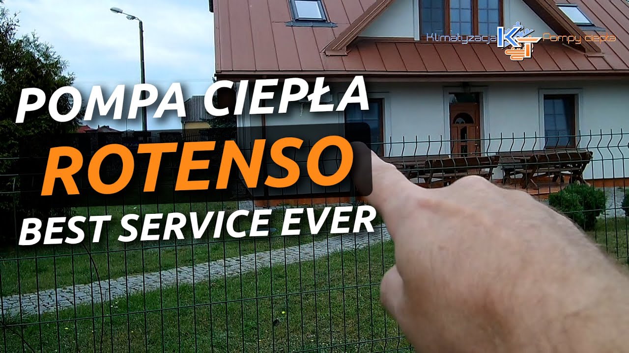 Pompa ciepła ROTENSO. Najszybszy serwis urządzenia EVER!