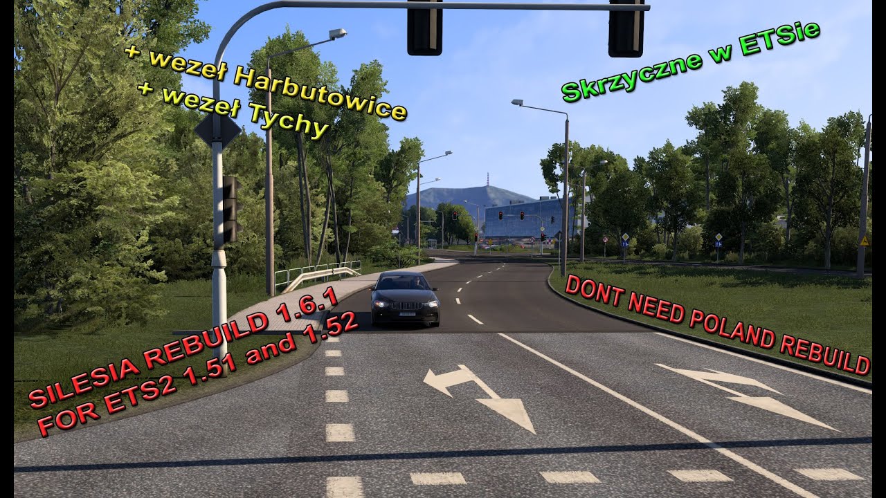 Silesia Rebuild 1.6.1 for ETS2 1.51 and 1.52 without Poland Rebuild download link