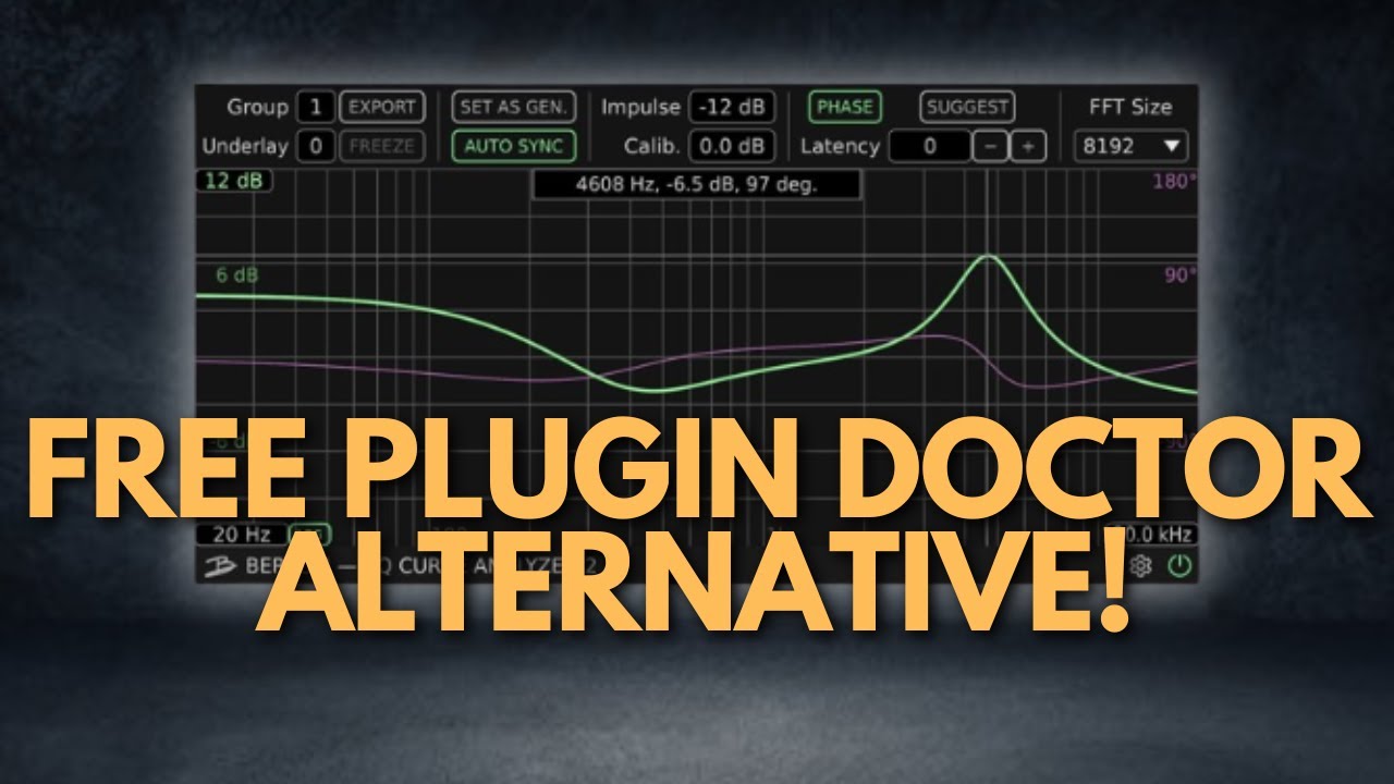 Bertom EQ Curve Analyzer v2 - FREE Alternative To Plugin Doctor!