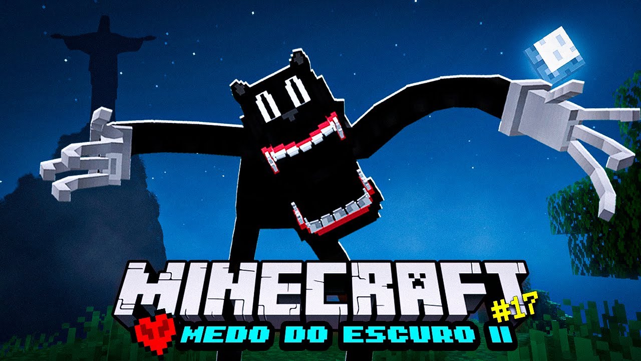 CARTOON CAT DUBLADO!! - Minecraft Hardcore - Medo do Escuro 2 #17
