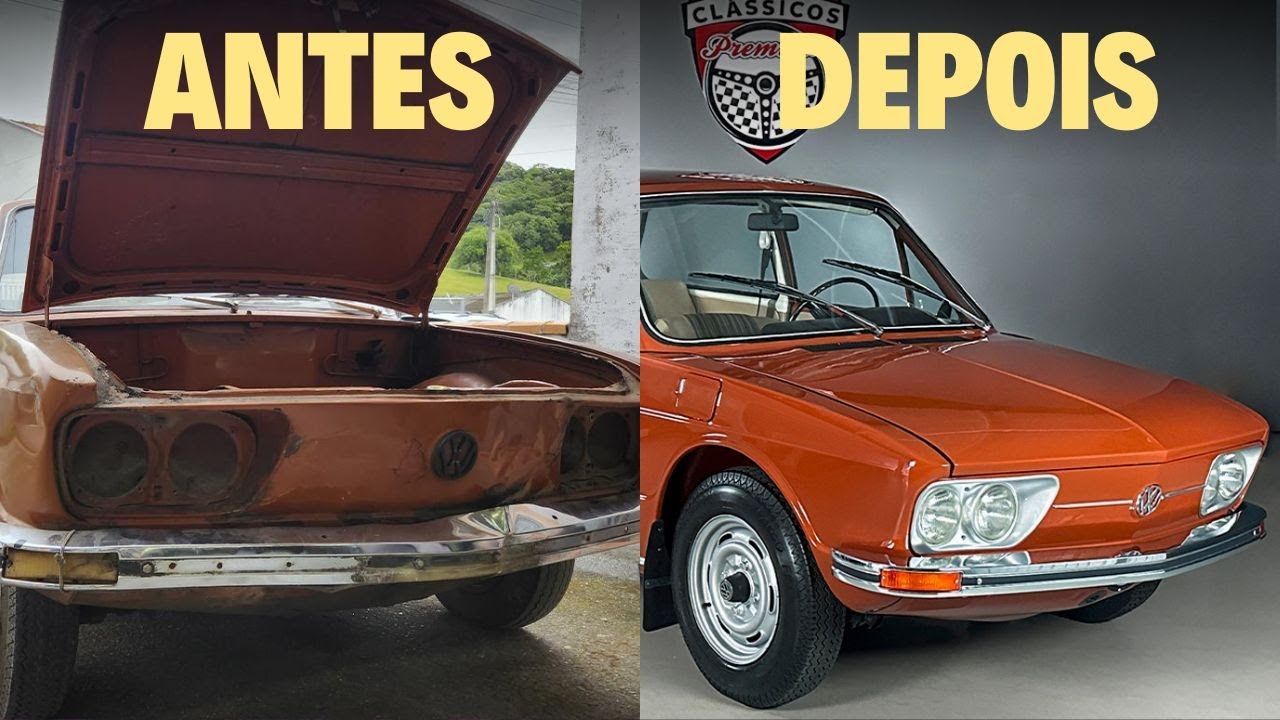COMO RESTAURAMOS ESSA BRASÍLIA 1974 DESTRUÍDA - Clássicos Premium