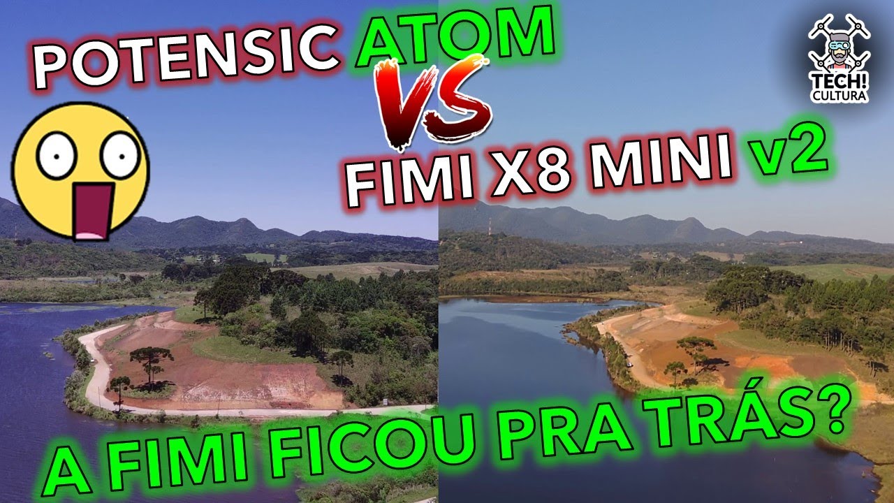 Potensic Atom vs Fimi X8 Mini v2 - Melhor drone custo benefício 2023! Potensic impressiona!