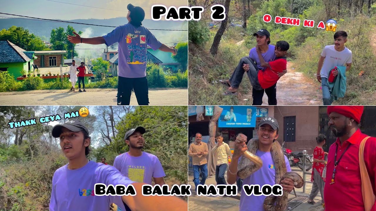 Part -2 || Baba Balak Nath vlog❤️🙏🏻 || Sarre thak gye 😂 || princevlogs86