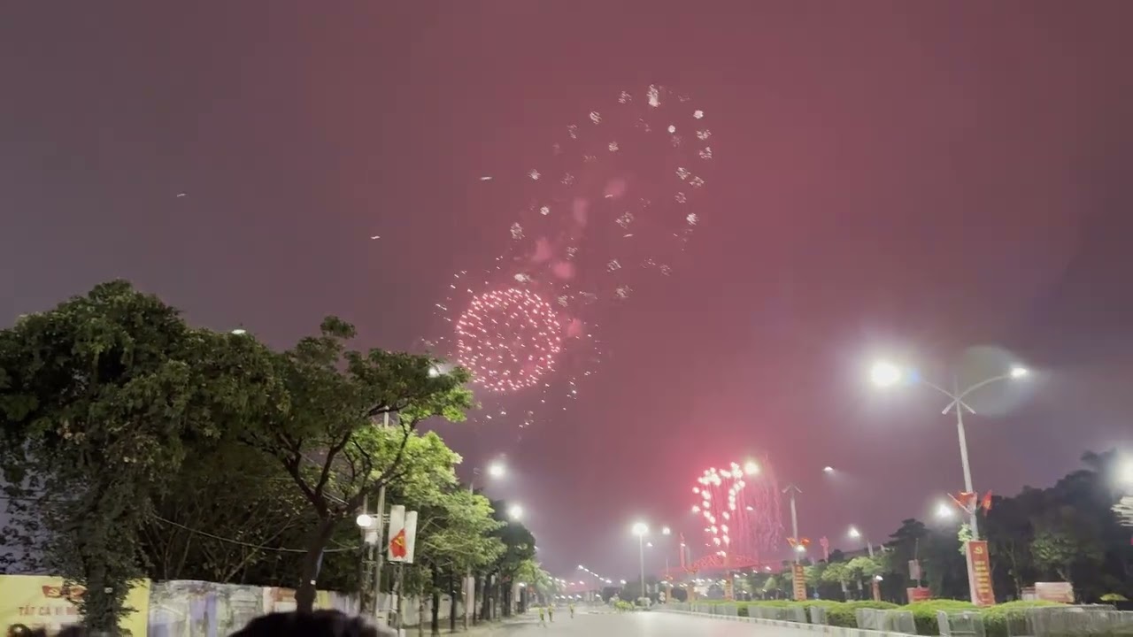 [4K] Tổng duyệt pháo hoa Mỹ Đình chào mừng đại hội Đảng 2026 ngày 21-01 2026