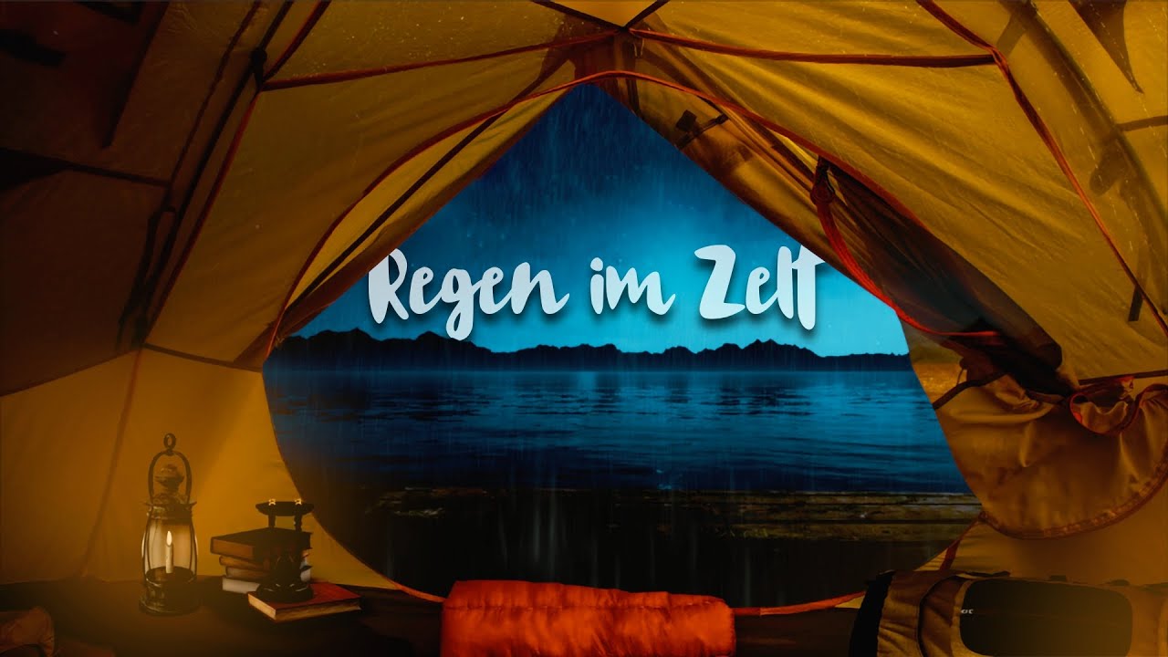 Regenger&auml;usche auf einem Zelt (10 Stunden) 🌧️⛺ Das Ger&auml;usch von Regen auf einem Zelt zum Einschlafen