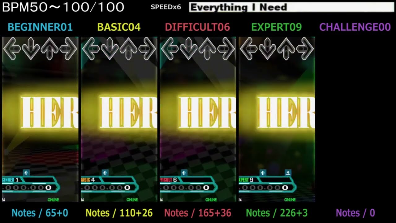 DDR / Everything I Need - SINGLE (DanceDanceRevolution 2013)
