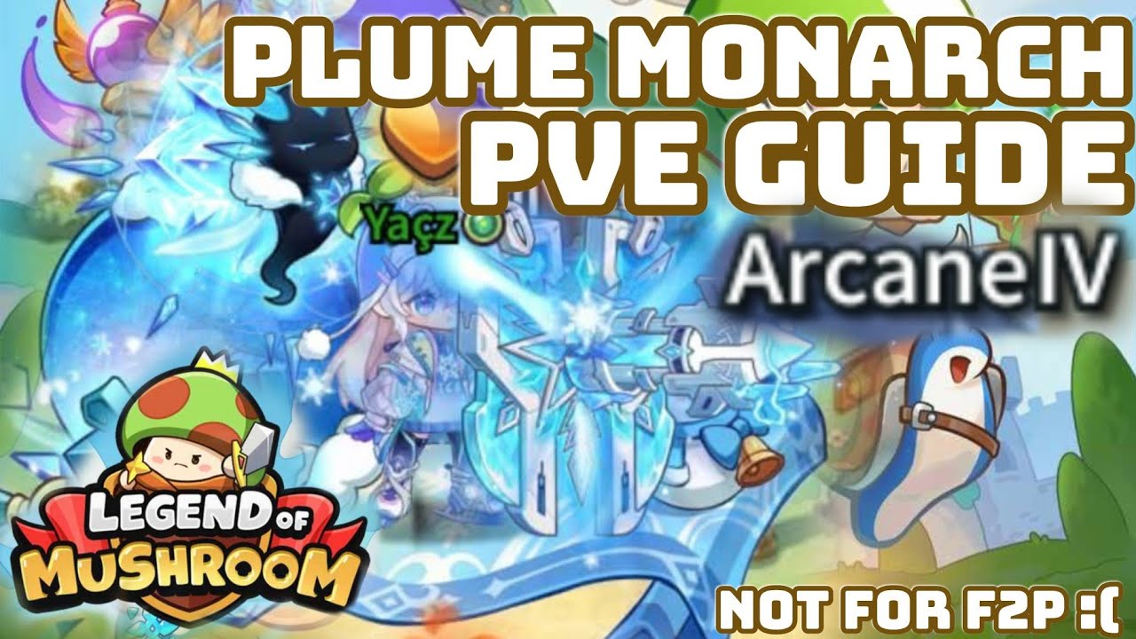 I've reached this far because of this!: Plume Monarch PVE Gameplay - Legend of Mushroom Rush Sea