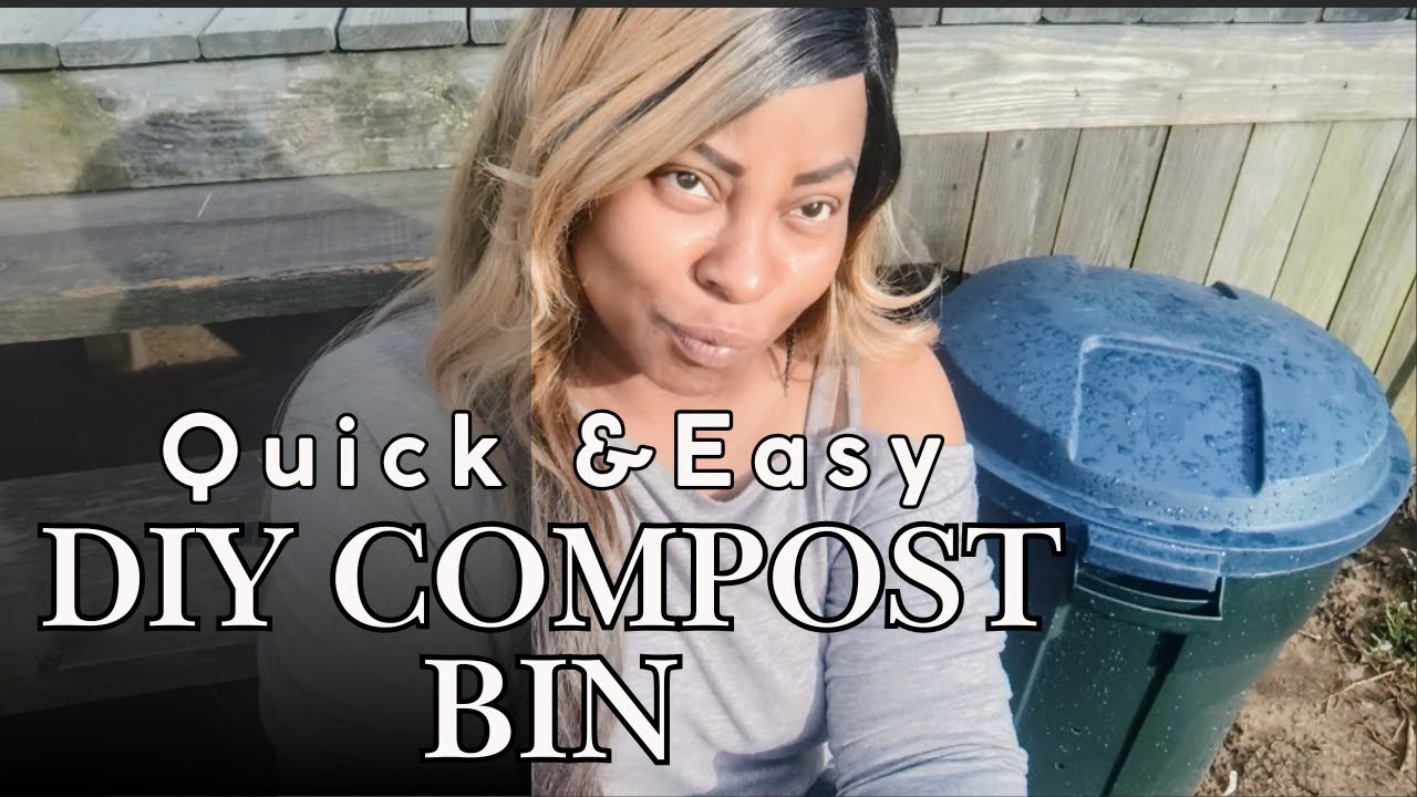 Turn Trash into Treasure! 5 Minute Compost Bin