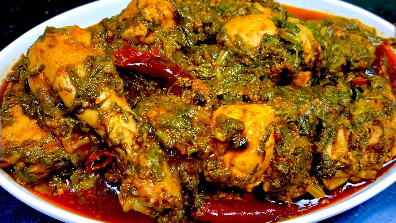 सर्दियों की शुरुआत करे बनाकर यह चिकन सागवाला|Chicken Saagwala recipe | Sarso ka Saag chicken recipe