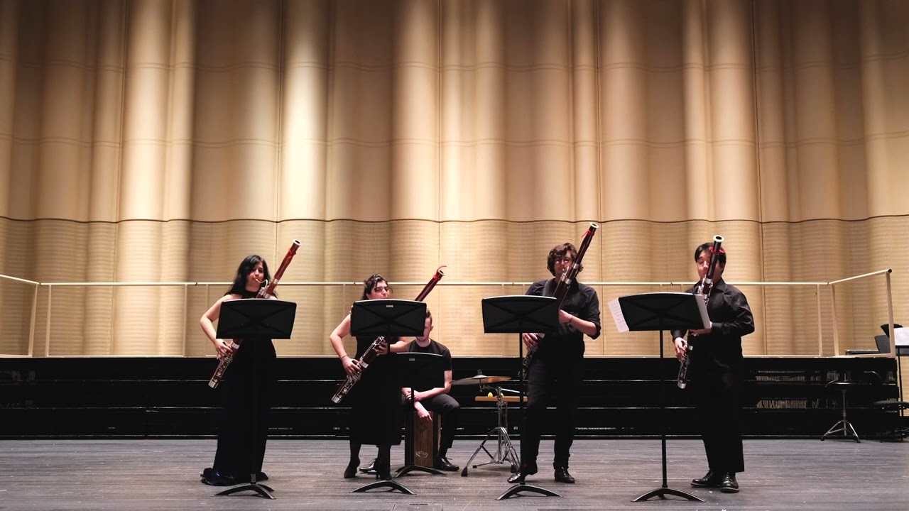 Astor Piazzola Tango Suite arranged for Bassoon Quartet