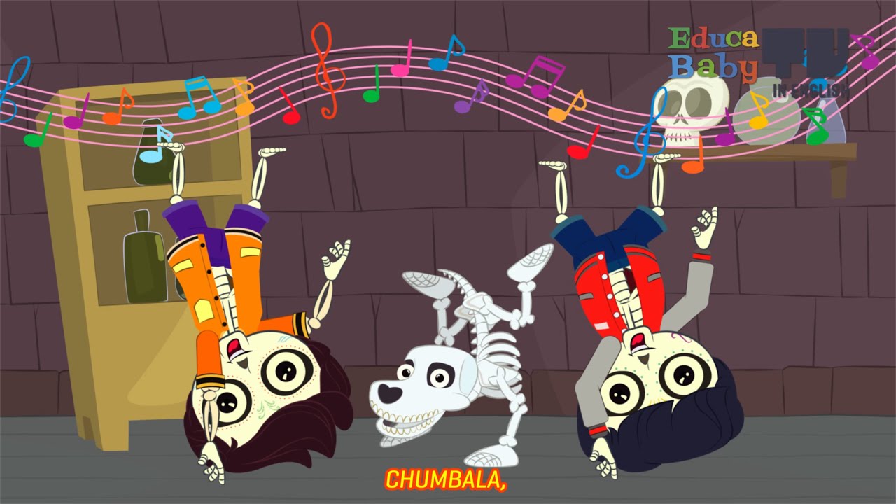 The Skeletons Dance Chumbala Cachumbala -  Happy Halloween - Song for Halloween - Day of Dead