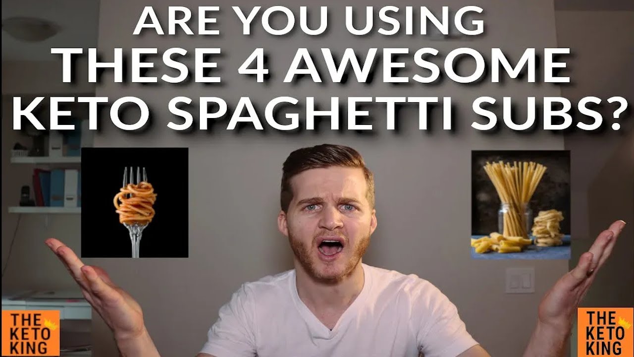 My top Spaghetti substitutes (Keto Substitute) or Pasta substitutes you should ALWAYS have at home!