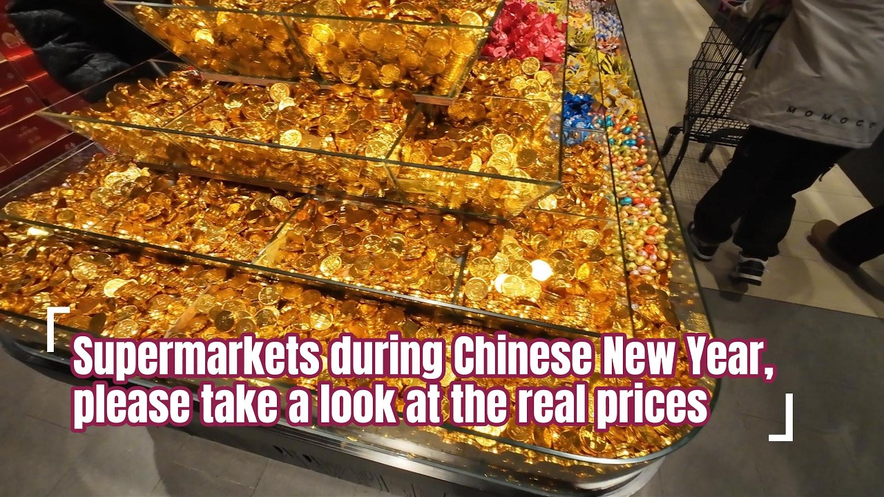 A genuine Chinese New Year shopping experience, please pay attention to the prices