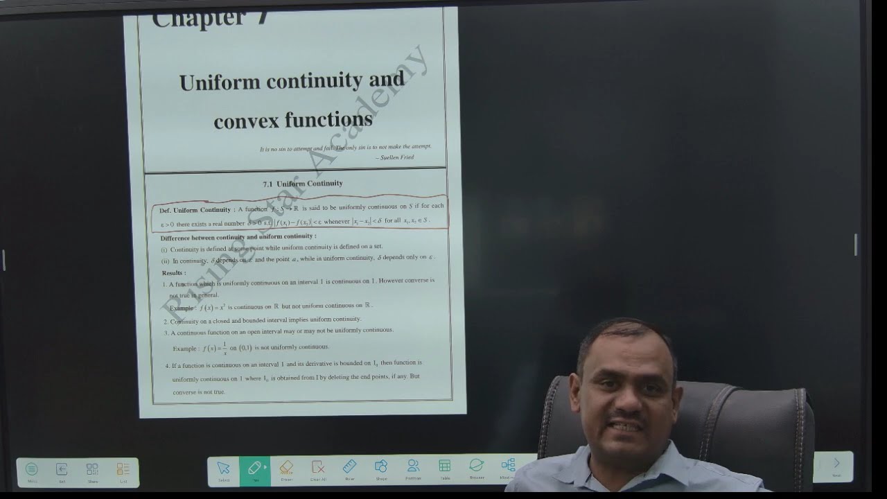 Uniform Continuity -Tyagi Sir