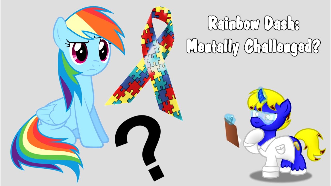 Cutie Mark Laboratories - Rainbow Dash: Mentally Challenged?