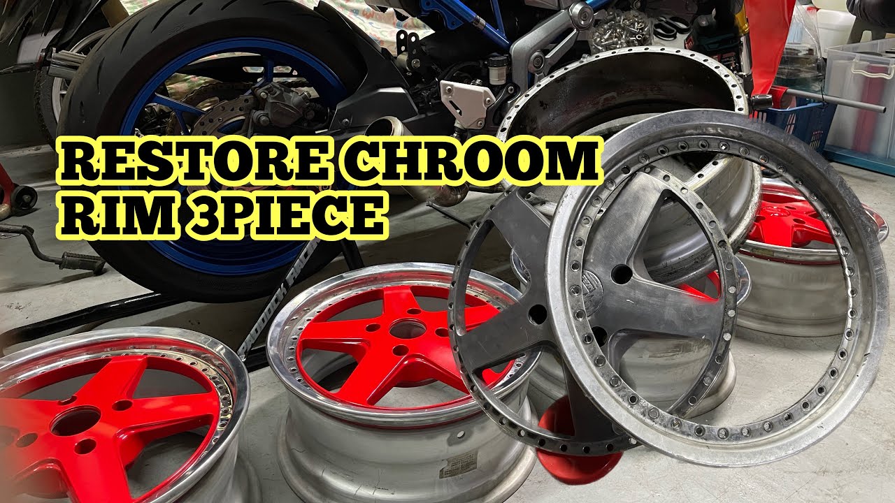 CARA AKU KILAT CHROOM BIBIR RIM | PROJET RESTORE 3PIECE SPORT RIM