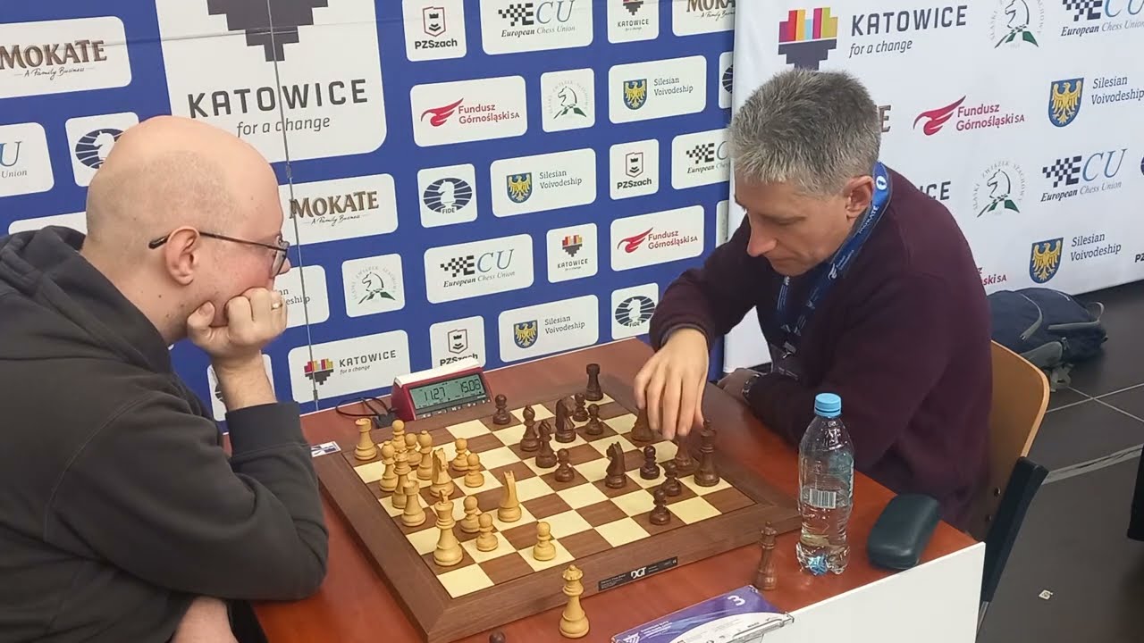 IM  Kacper Drozdowski - GM Michael Adams | European Rapid Championships