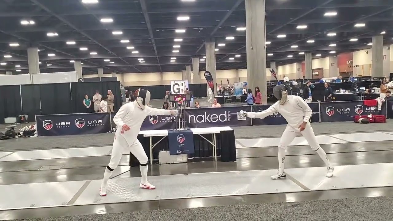 Summer Nationals 2023 SME - L32 - Sergey Bida FIE v Ayush Shah USA (Partial) (Angle 2)