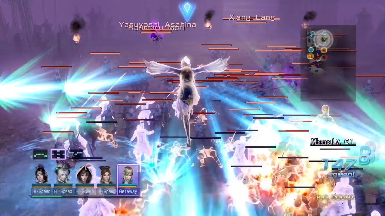 Warriors Orochi 3 Ultimate - Wang Yuanji - 10 Star Gauntlet Mode Solo Run