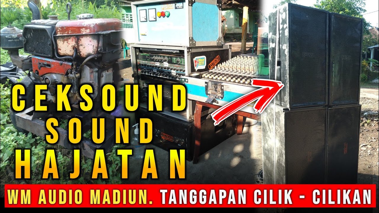CEKSOUND WM AUDIO MADIUN !! Tanggapan Kecil Kecilan. Hajatan Sederhana. Mranggen Dagangan madiun