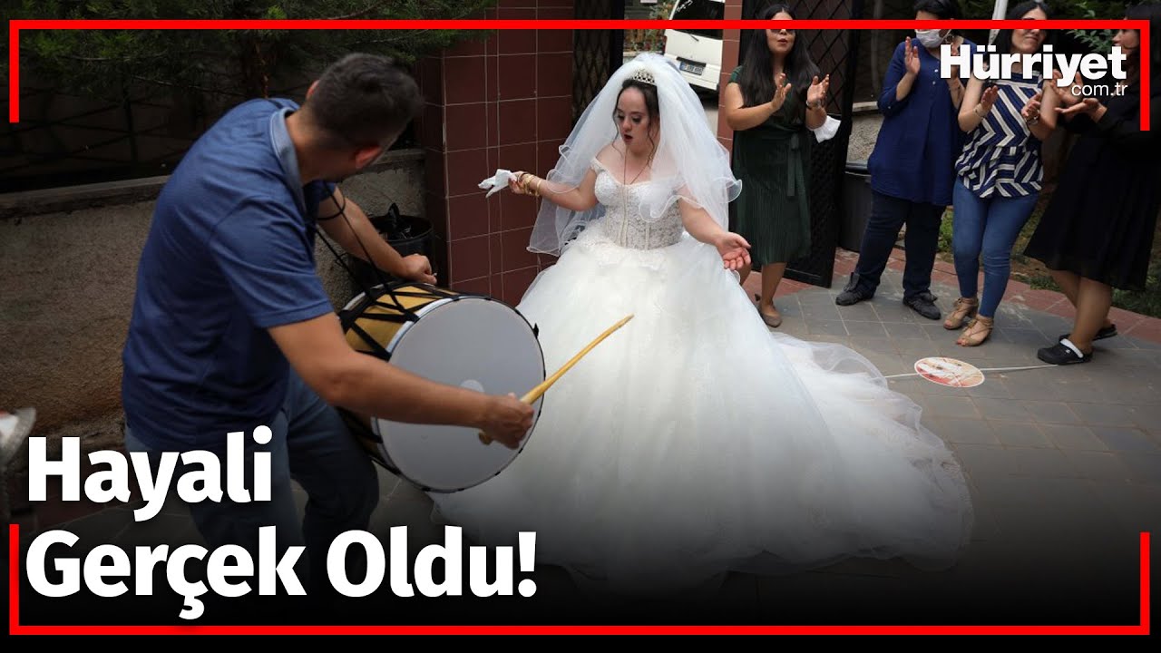 Down Sendromlu Tuğba'nın Gelinlik ve Düğün Hayali Gerçek Oldu!