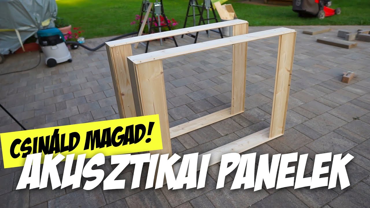 Csináld magad: Akusztikai panelek