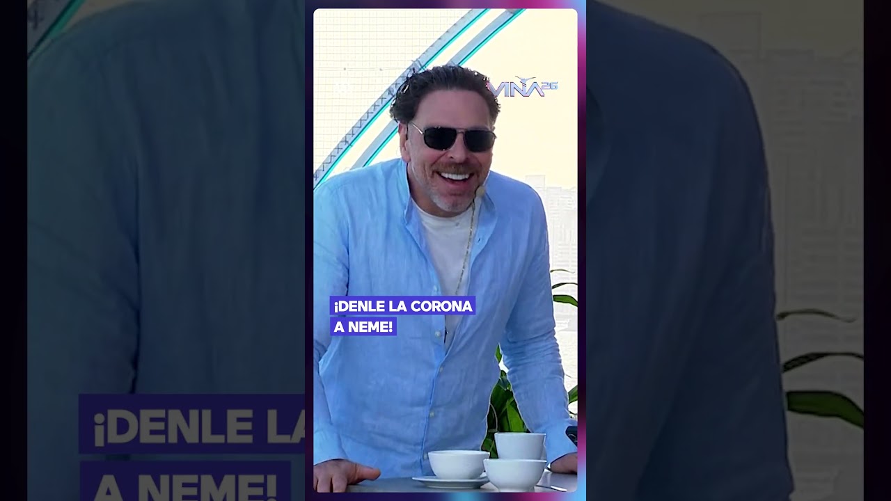 &iexcl;Denle la corona! Jos&eacute; Antonio Neme es nuestro rey 🤴 #ConGustoAVi&ntilde;a