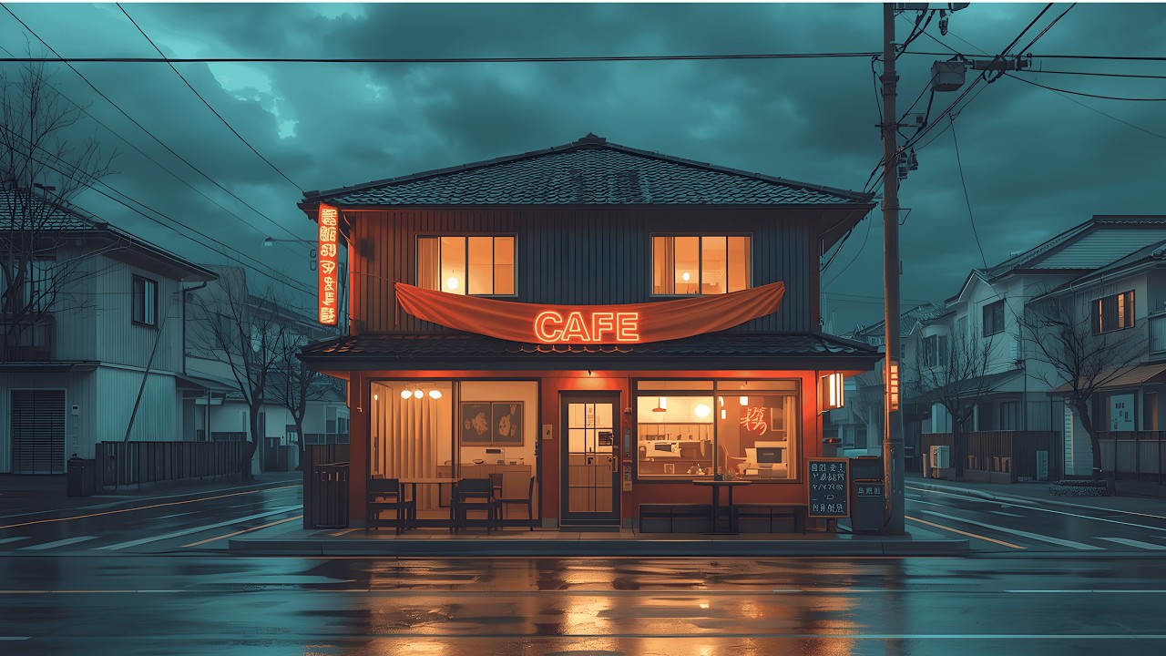 A Coffee Shop with Soft Jazz Memories II Lofi Jazz