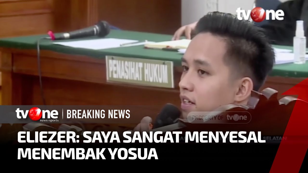 Eliezer: Saya Bersalah, Tapi Saya Diperintah Sambo | Breaking News tvOne