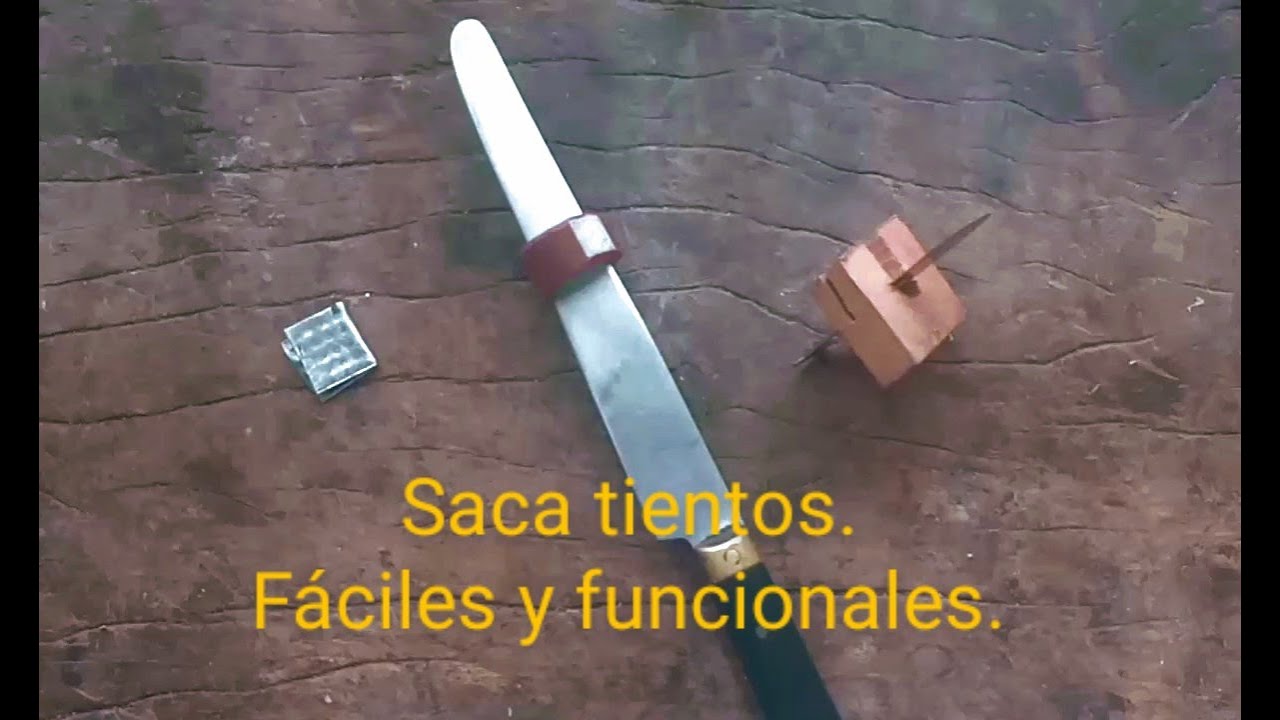 Saca tientos. Tres modelos superfáciles y funcionales.