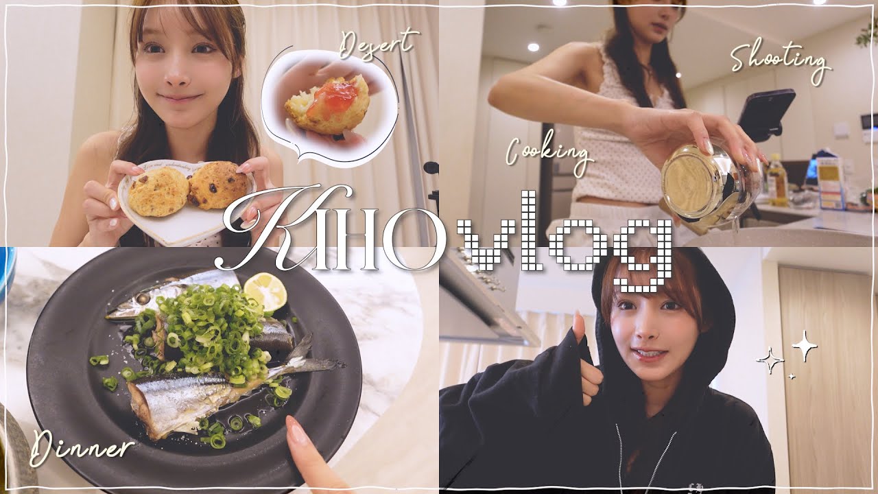 【Vlog】私の1日。スーパーに行って料理する🍳